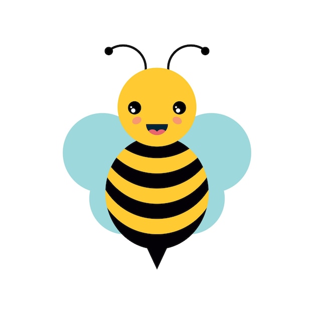 Vektor illustration des honigbienenvektors