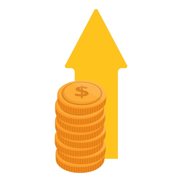 Illustration des Konzepts des steigenden finanziellen Erfolgs