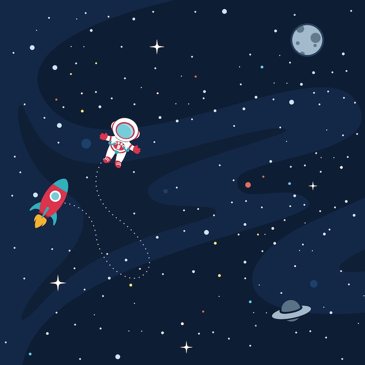 Vektor illustration des raumes