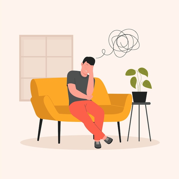 Illustration des Stress- und Angstkonzepts