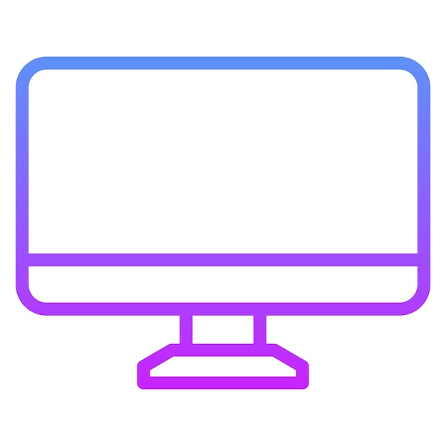 Illustration des Vektor-Ikonen des Computer- und Hardware-Ikonensets