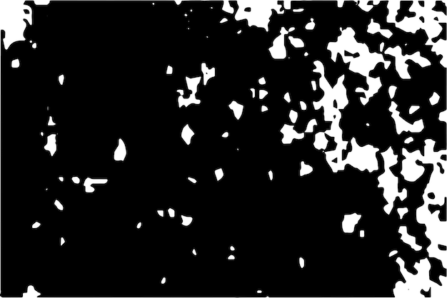 Illustration einer grungigen Schwarz-Weiß-Textur