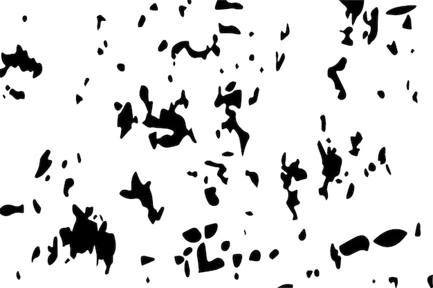Illustration einer rauen oder grunge-schwarzen textur auf weiß für hintergrund oder kommerzielle nutzung