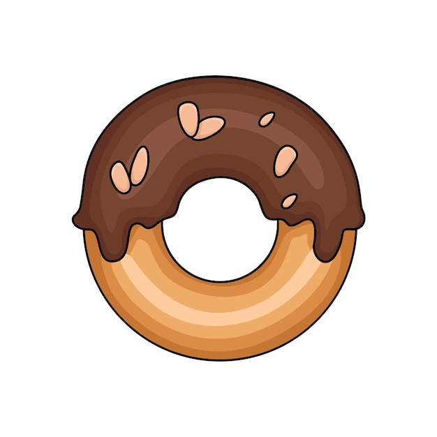 Illustration eines donuts