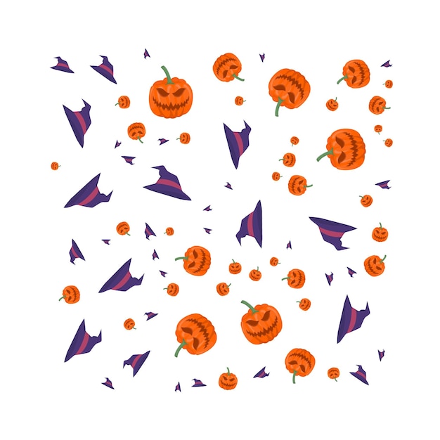 Vektor illustration eines halloween-musters