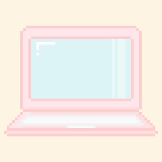 Illustration eines verpixelten Laptopbildschirms