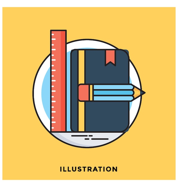 Illustration flache vektor icon