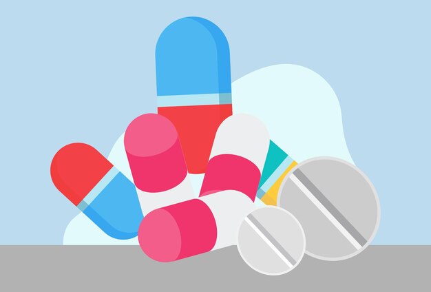 Illustration Konzeptpille Stilvoll und wunderschön