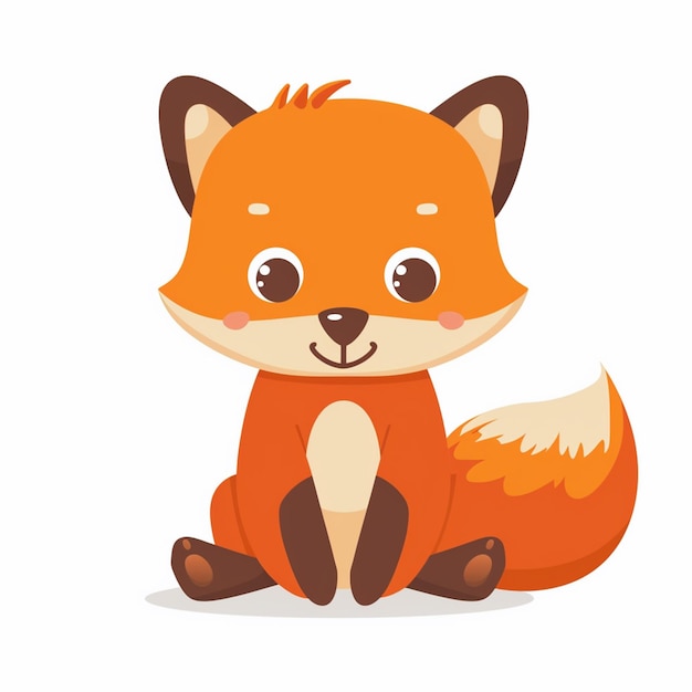 Illustration Tier süß Vektor-Set Zeichentrickfilm Zoo Charakter Natur Löwe isoliert wild wild