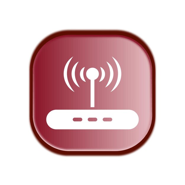 Illustration Vektorgrafik der Vorlage für Router-Ikonen