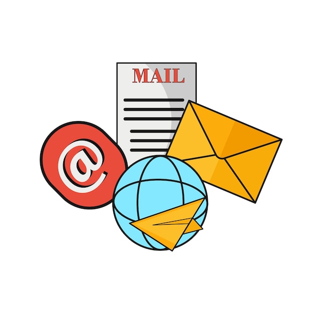 Illustration von e-mail-marketing