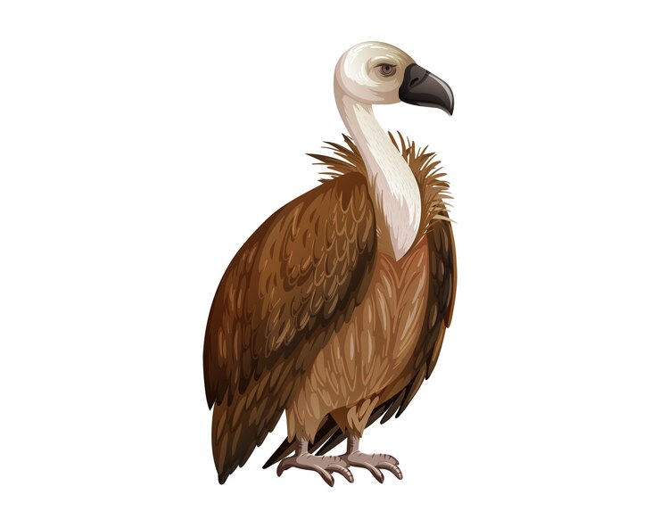 Vektor illustration von einem vektor für tiere und geier