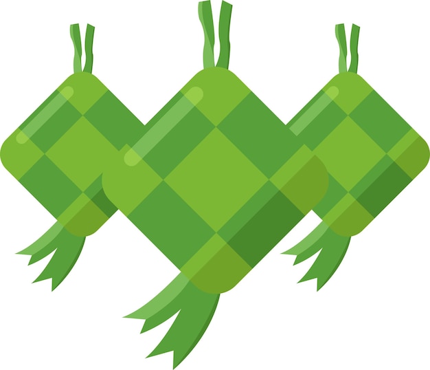 Illustration von ketupat