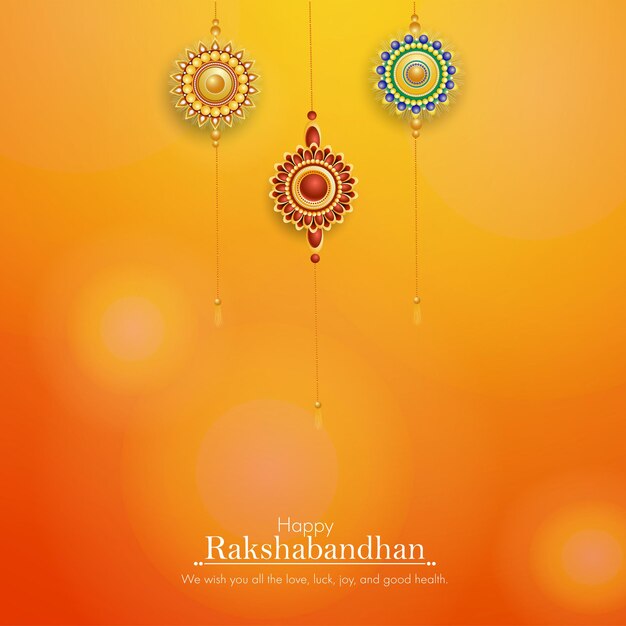 Vektor illustration von kreativen schönen rakhi für das indische fest raksha bandhan