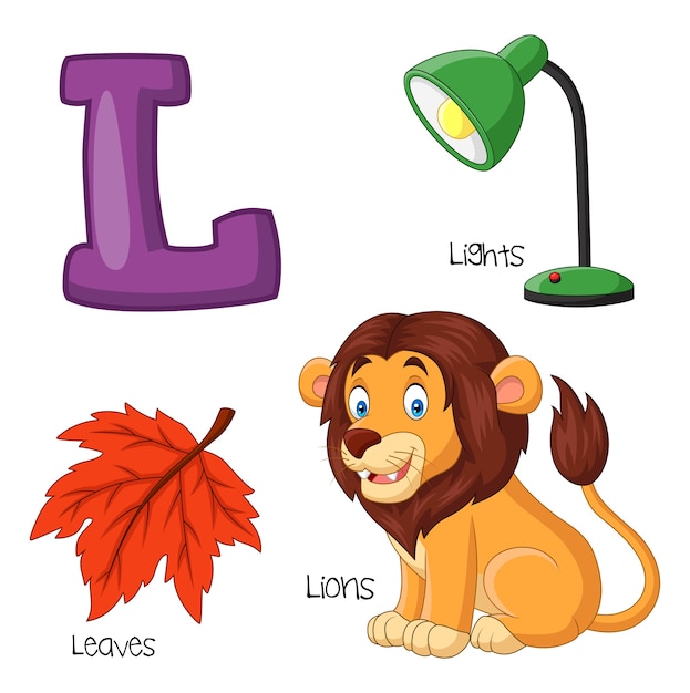 Illustration von L Alphabet