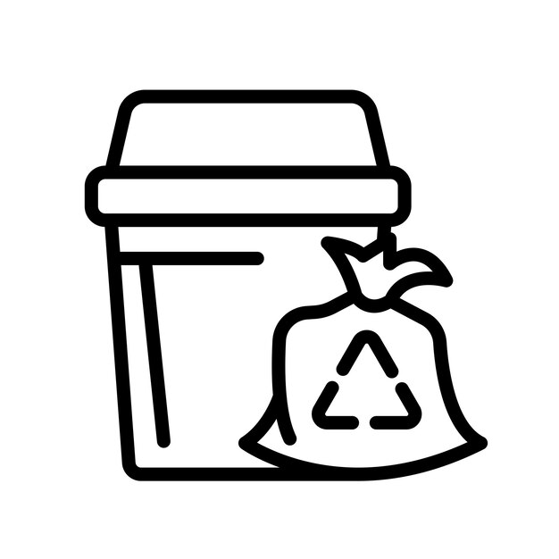 Illustration von Müll