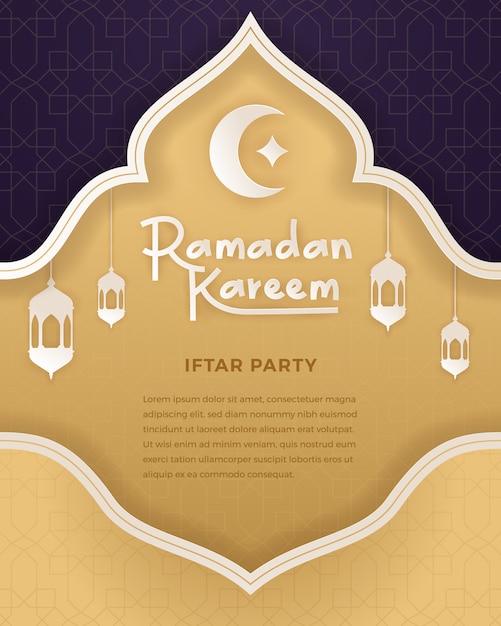 Illustration von ramadan kareem