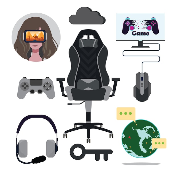 Illustration von Videospielen