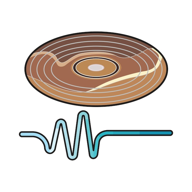 Vektor illustration von vinyl