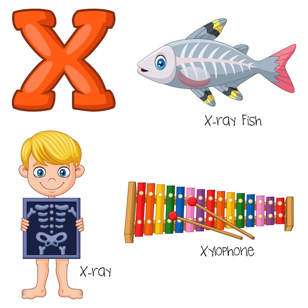 Illustration von x-alphabet