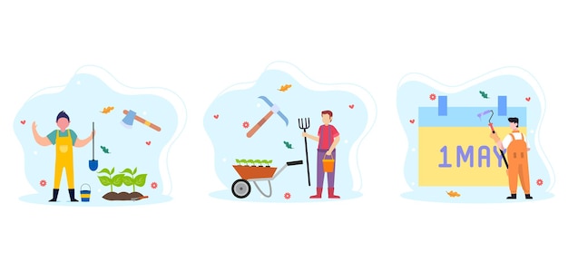 Illustration zum Tag der Arbeit