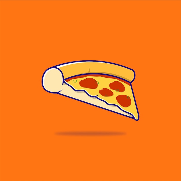 Vektor illustration zur pizzazeit