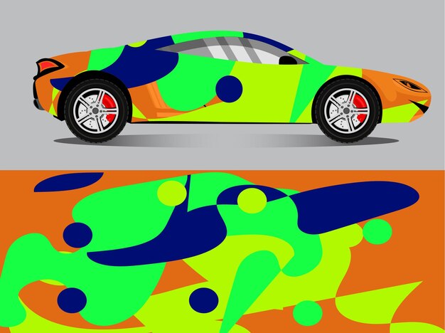 Vektor illustrationsdesign für autoverpackungen