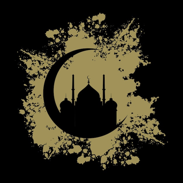 Vektor illustrationsvektor des islamischen tapetenhintergrundes gut für tempate, karte, etc