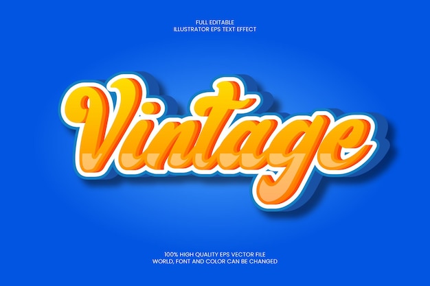 Illustrator-Texteffekt im Vintage-Stil