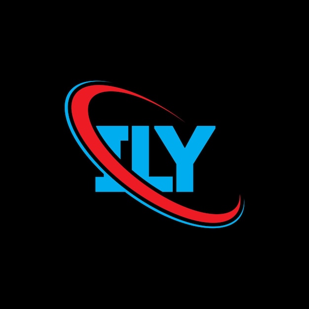 ILY-Logo ILY Buchstabe ILY Buchstaben-Logo-Design Initialen ILY-logo mit Kreis und Großbuchstaben monogramm-logo ILY-Typographie für Technologieunternehmen und Immobilienmarken