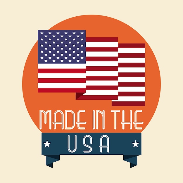 Im design der usa hergestellt