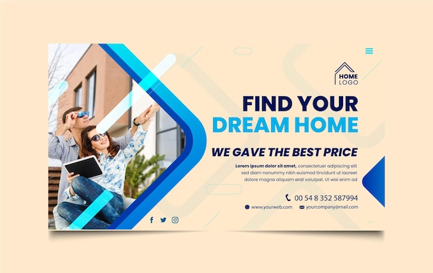Immobilien-Banner-Design