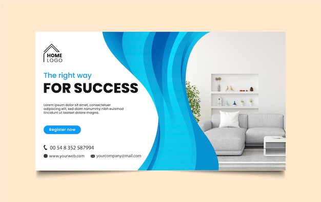 Immobilien-Banner-Design