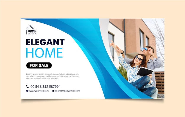 Immobilien-Banner-Design