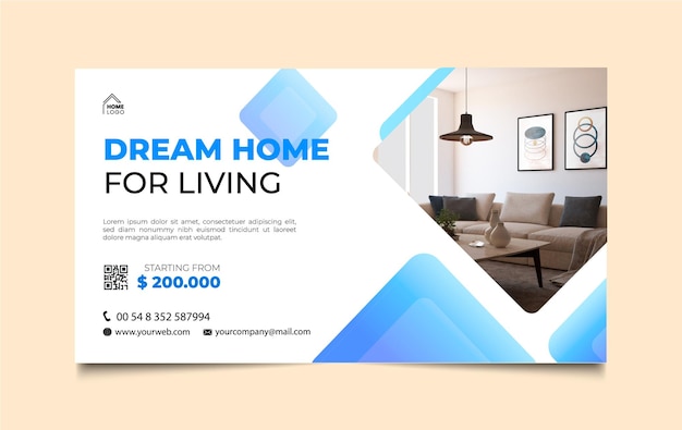 Immobilien-Banner-Design