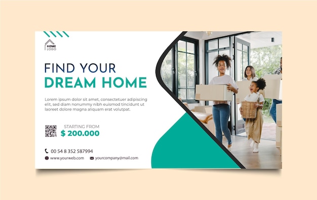 Immobilien-Banner-Design