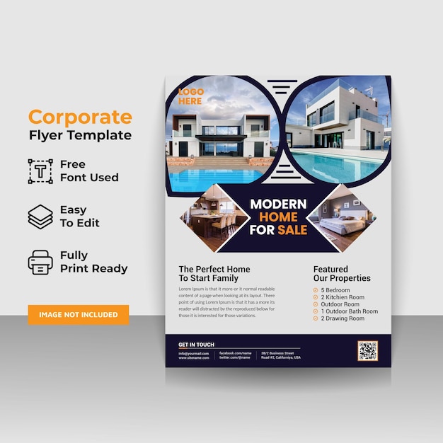 Immobilien Flyer Design