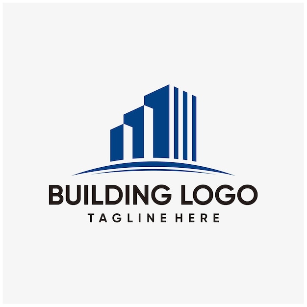 Vektor immobilien kreatives haus abstrakte gebäude logo-design-vorlage