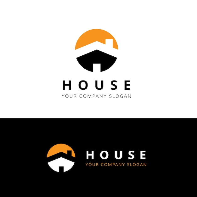 Immobilien-logo, home care-logo, immobilien, haus-logo, haus und gebäude, vektor-logo-vorlage