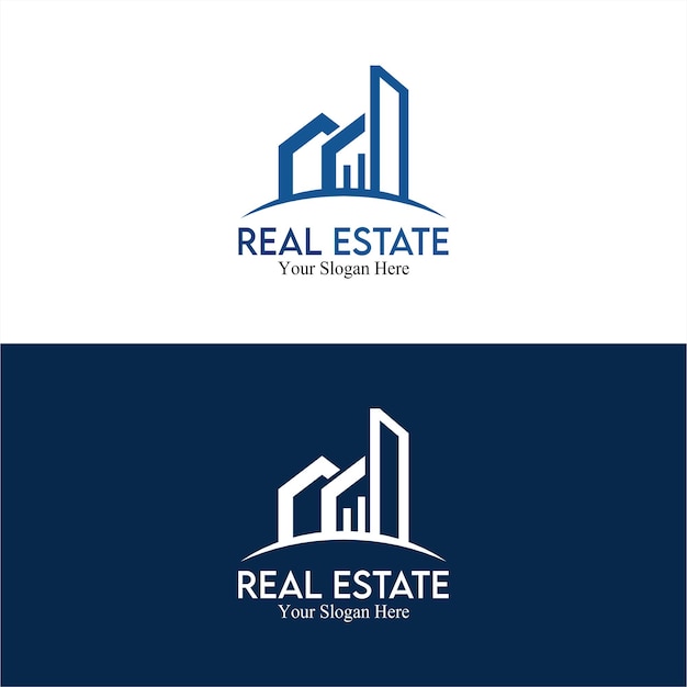 Vektor immobilien-logo