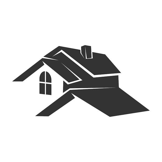 Immobilien modernes Symbol Illustration Markenunternehmen