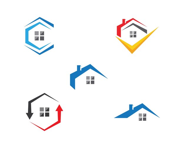 Immobilien und bau logo design