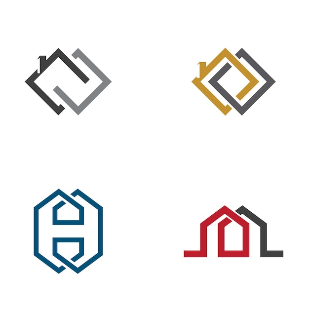 Immobilien und bau logo design