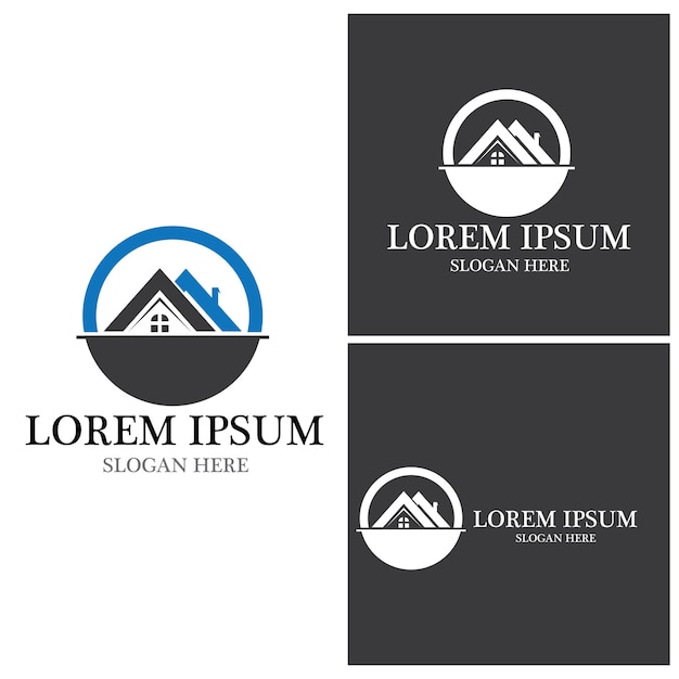 Immobilien und bau logo design