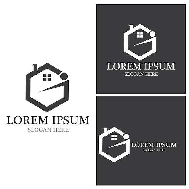 Immobilien und bau logo design