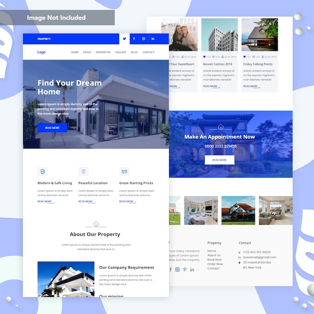 Immobilien- & Wohnungshomepage