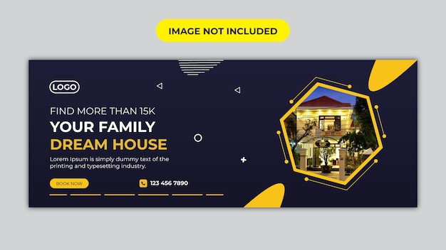 Immobilienhaus facebook-cover-design