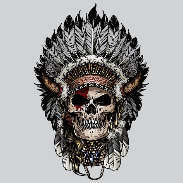 Indian Navajo Schädel