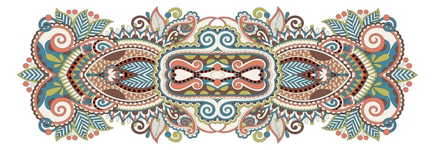 Indisches ethnisches blumenpaisley-muster