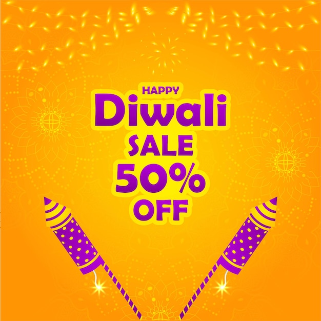 Indisches Festival Glückliche Diwali Grußkarte Einladungskarte Vorlage Design Vektor Illustration